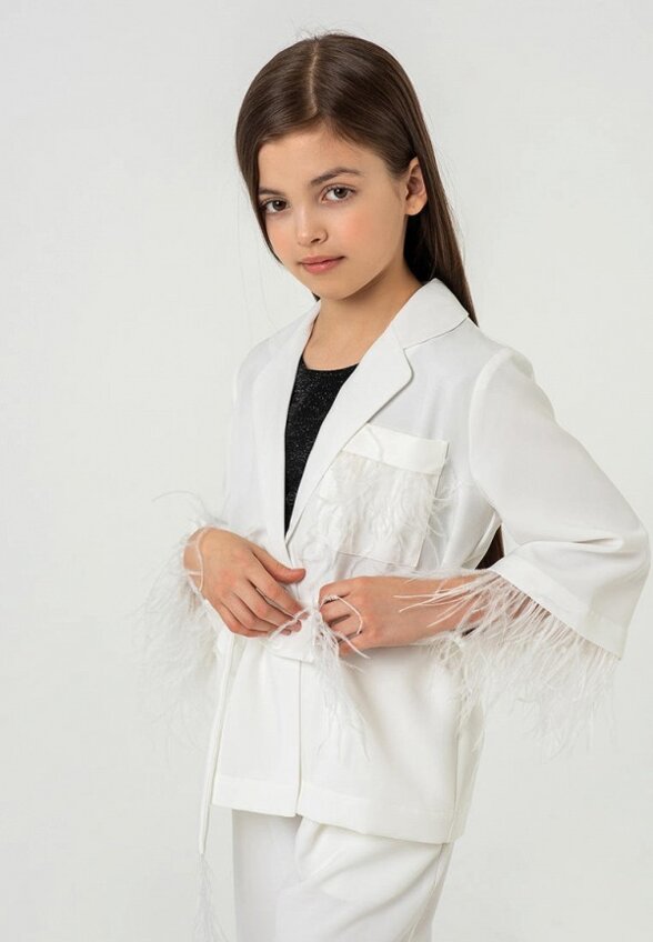 Жакет и брюки Charmy White
