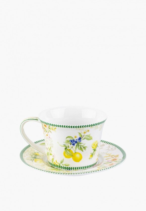 Чашка с блюдцем Elan Gallery