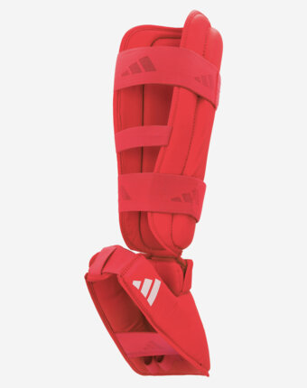 Защита голени и стопы adidas WKF Shin & Removable Foot, Красный женщинам
