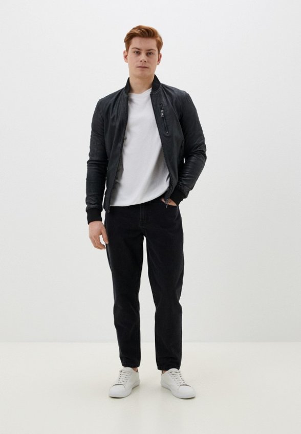 Куртка кожаная Urban Fashion for Men