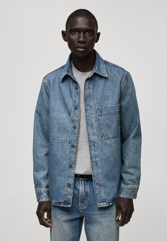 Рубашка джинсовая Mango Man