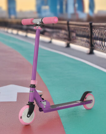 Самокат детский Reaction, 125 мм, Фиолетовый детям