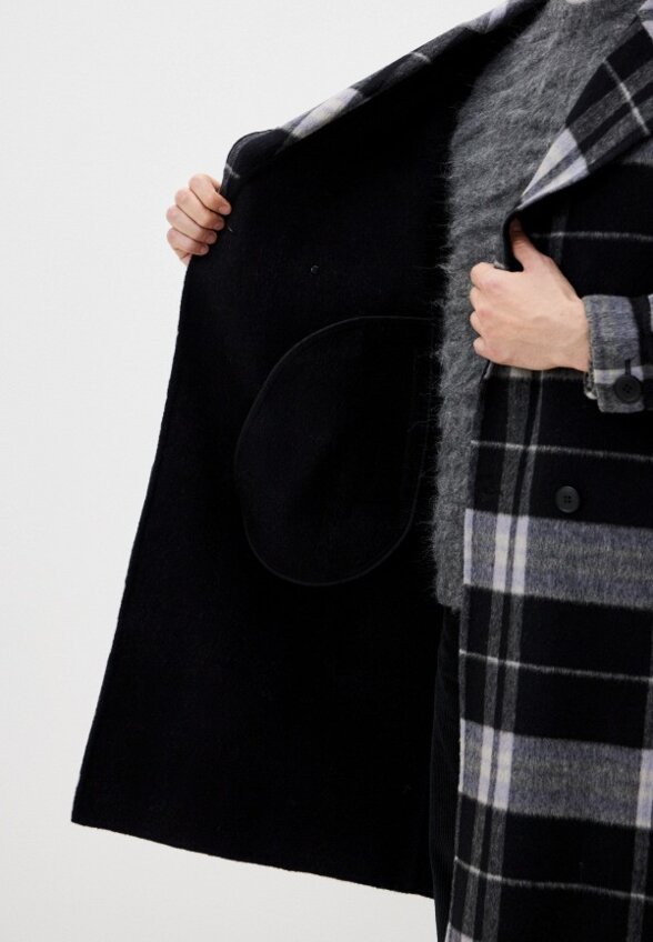 Пальто двубортное Rushbay