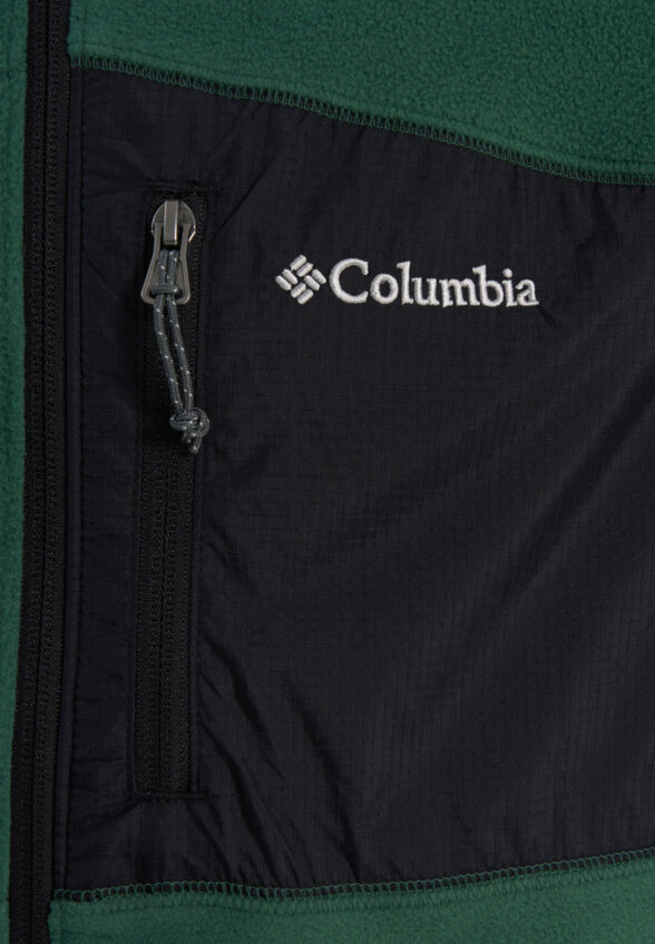 Джемпер флисовый мужской Columbia Fast Trek Overlay Full Zip, Зеленый