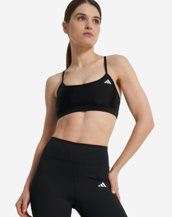 Топ бра спортивный adidas Aero, Черный женщинам