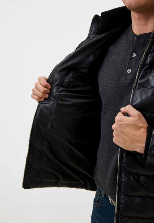 Куртка кожаная Urban Fashion for Men