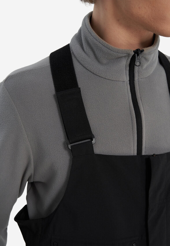 Полукомбинезон сноубордический мужской Quiksilver Paramo, Черный