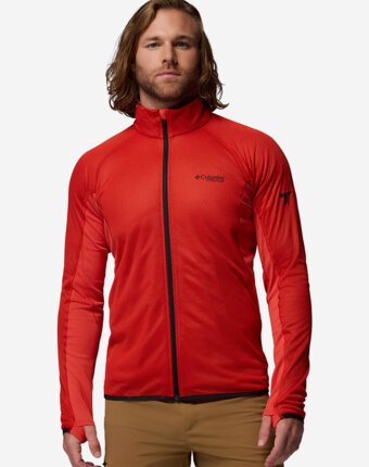 Толстовка мужская Columbia Summit Step Full Zip, Красный женщинам