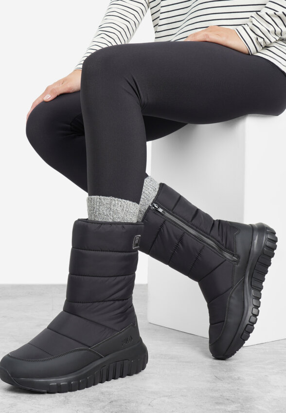 Дутики женские FILA Chrome Puffy, Черный