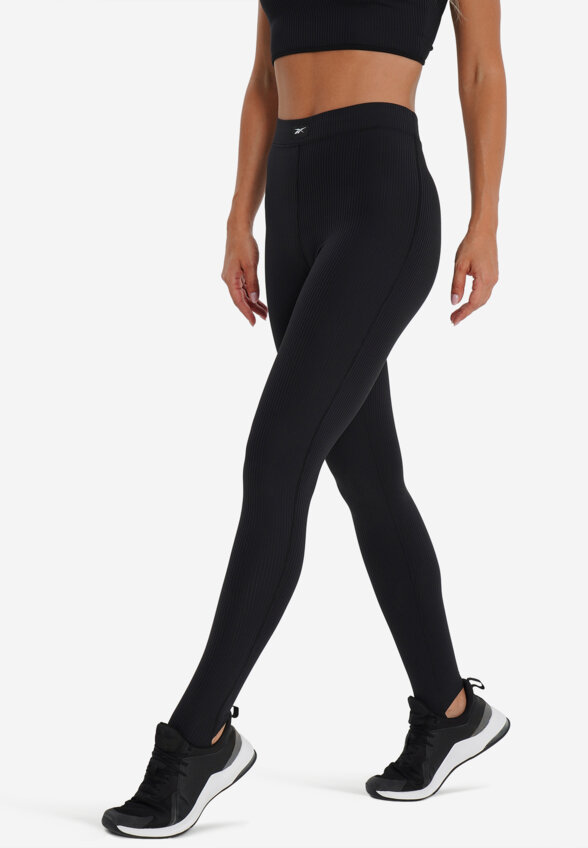 Легинсы женские Reebok Rib Stirrup, Черный
