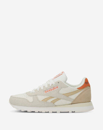 Кроссовки женские Reebok Classic Leather, Бежевый женщинам