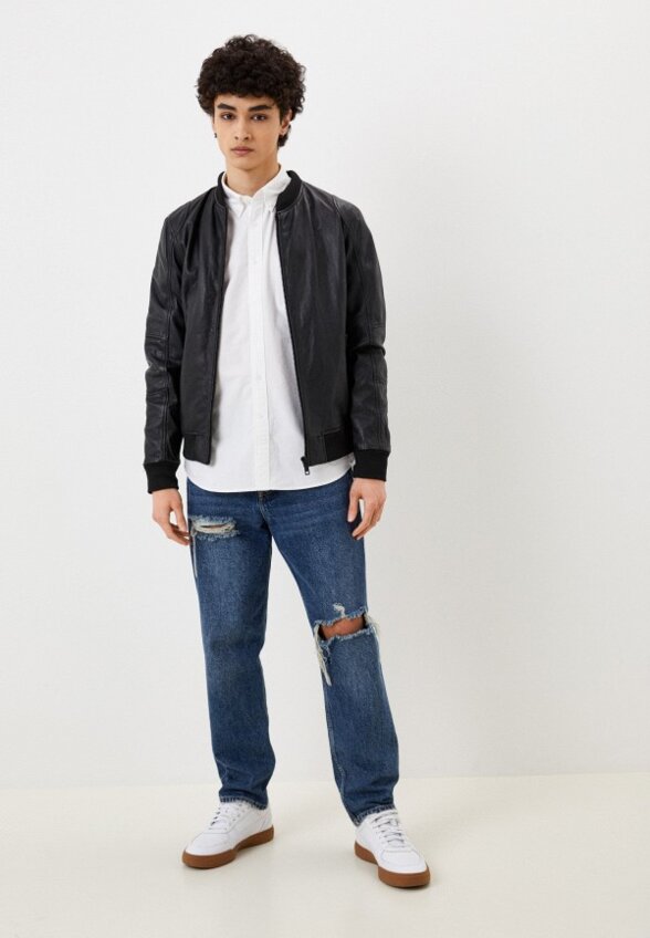 Куртка кожаная Urban Fashion for Men