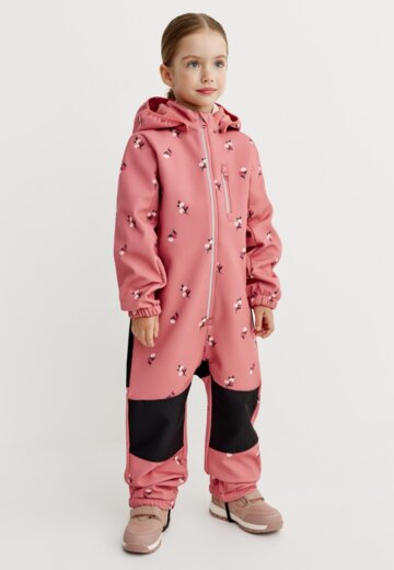 Комбинезон из Softshell на флисе для девочек