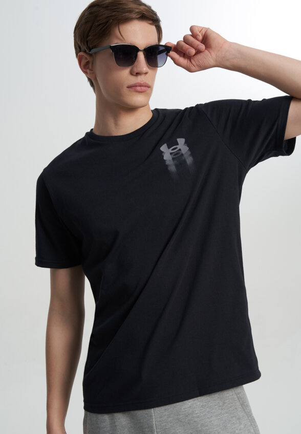 Футболка мужская Under Armour Blur Logo, Черный
