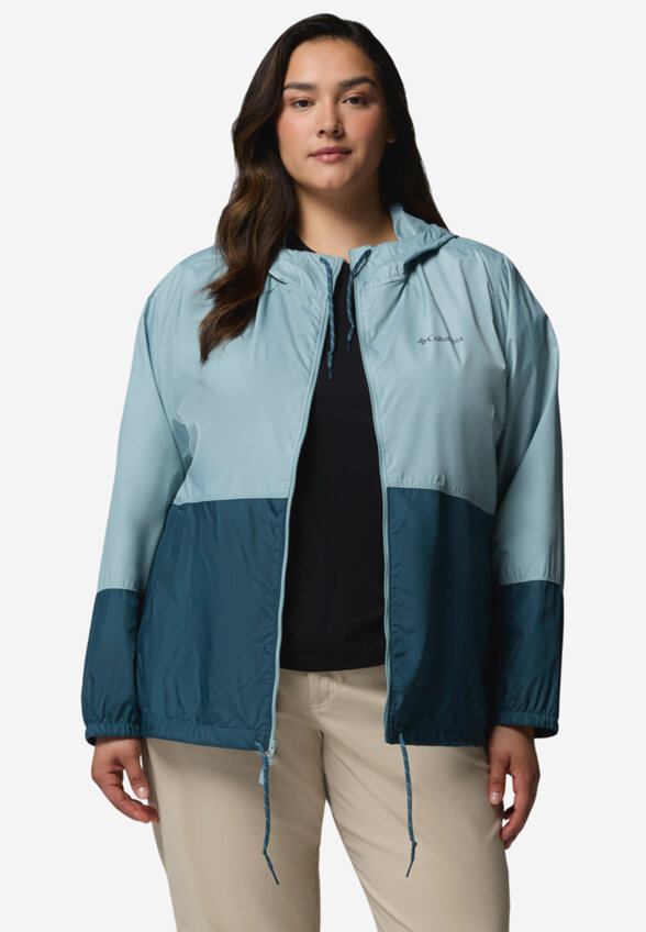 Ветровка женская Columbia Flash Forward II Windbreaker, Plus Size, Голубой
