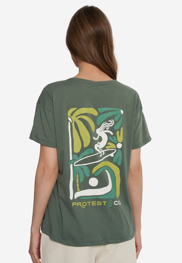 Футболка женская Protest Zoeli, Зеленый
