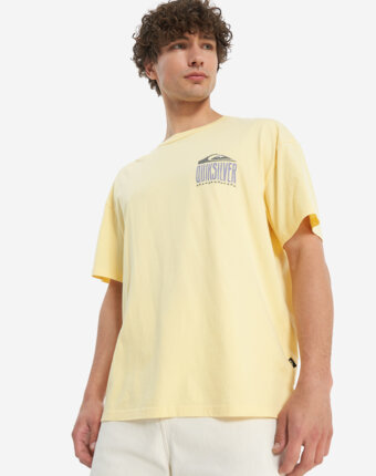 Футболка мужская оверсайз Quiksilver World Force, Желтый женщинам