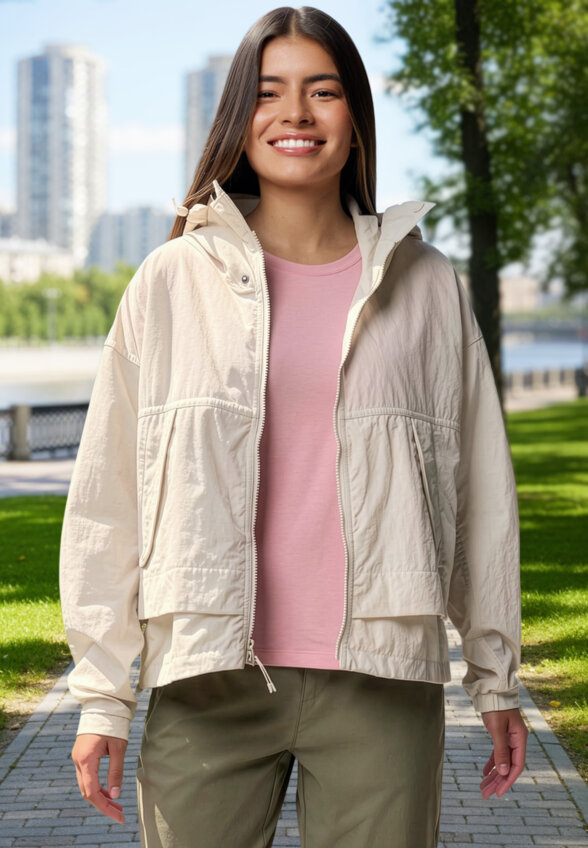 Ветровка женская Columbia Paracutie II Windbreaker, Бежевый