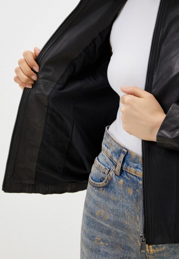 Куртка кожаная Снежная Королева