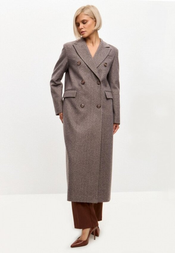 Пальто двубортное Noele Boutique