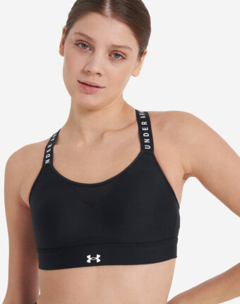 Топ бра спортивный Under Armour Infinity, Черный женщинам