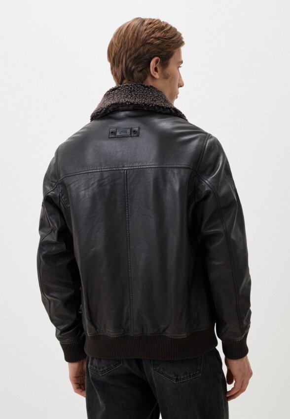 Куртка кожаная Camel active