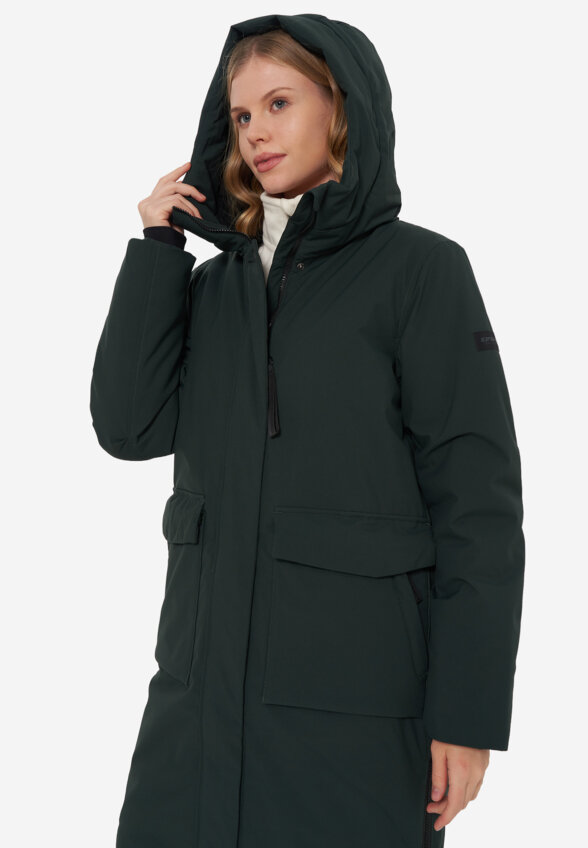 Пальто утепленное женское IcePeak Adais, Зеленый