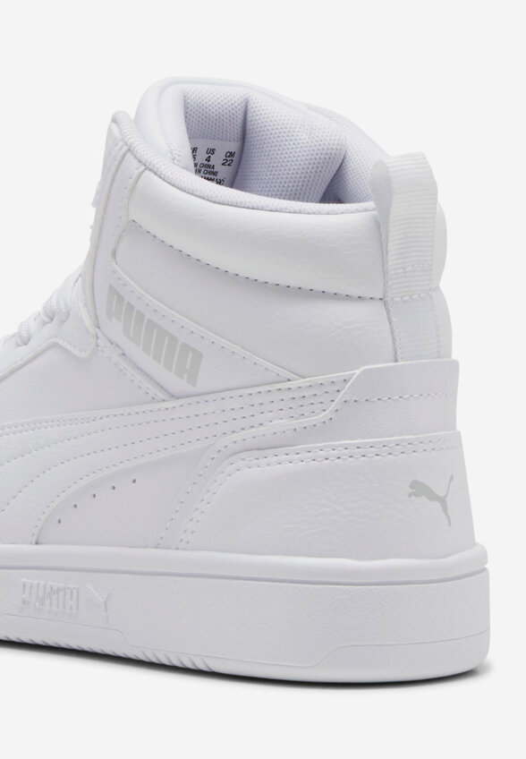 Кеды детские PUMA Rebound V6 Mid Jr, Белый
