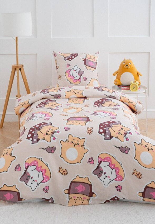 Постельное белье 1,5-спальное Павлинка