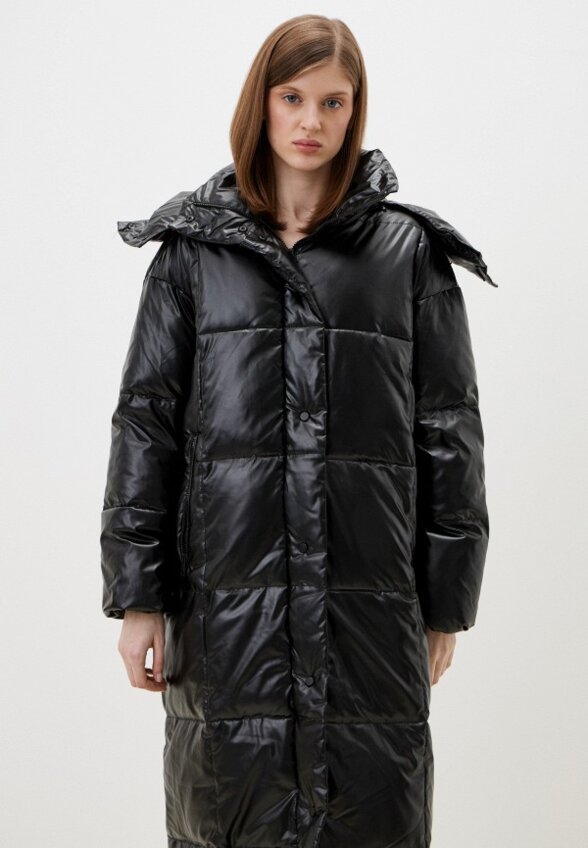 Пуховик кожаный Calliope