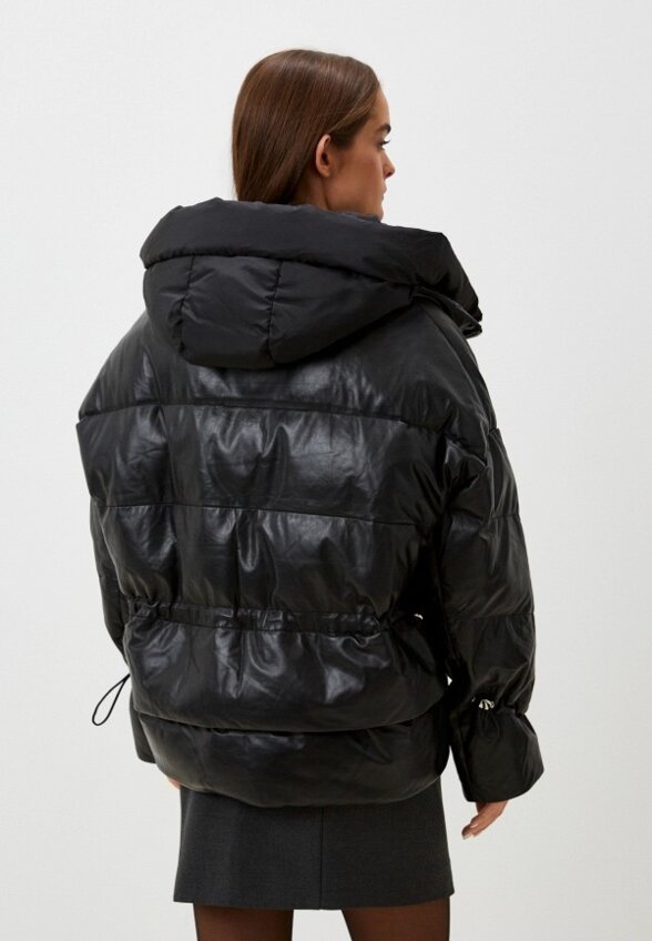 Куртка кожаная утепленная Снежная Королева