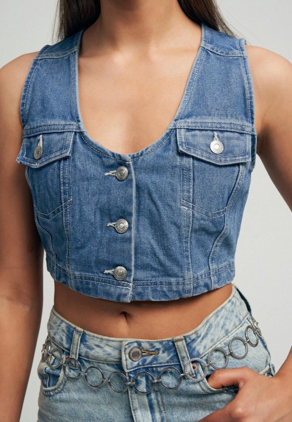 Жилет джинсовый Твое