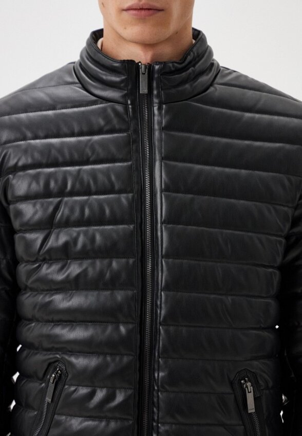 Куртка кожаная утепленная Colin's