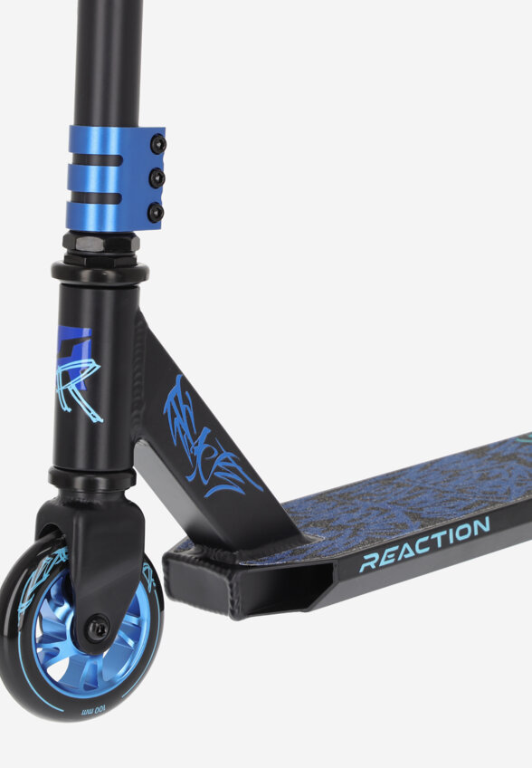 Самокат Reaction Stunt 2.0, 100 мм, Черный