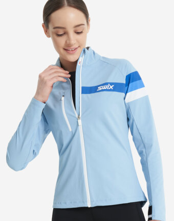 Куртка для беговых лыж женская Swix, Голубой женщинам