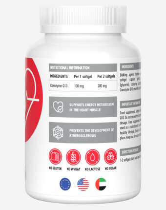 Коэнзим Q10 Ultrasupps, 30 шт, Белый женщинам