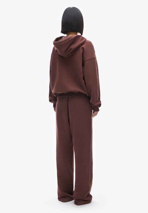 Худи zip Uniform Reddish Brown FABLE