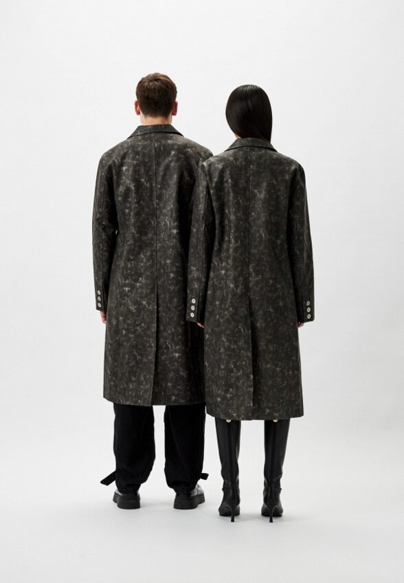 Пальто однобортное Berhasm