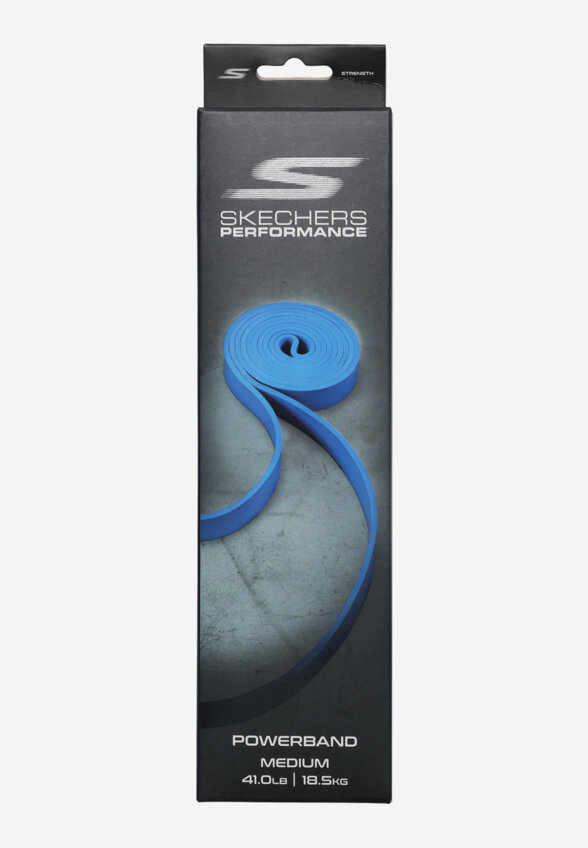 Лента силовая Skechers Medium, 6.5-18.5 кг, Синий