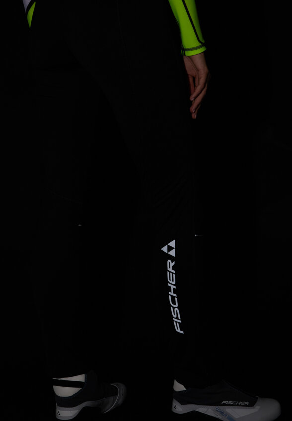 Брюки для беговых лыж женские Fischer Warm, Черный