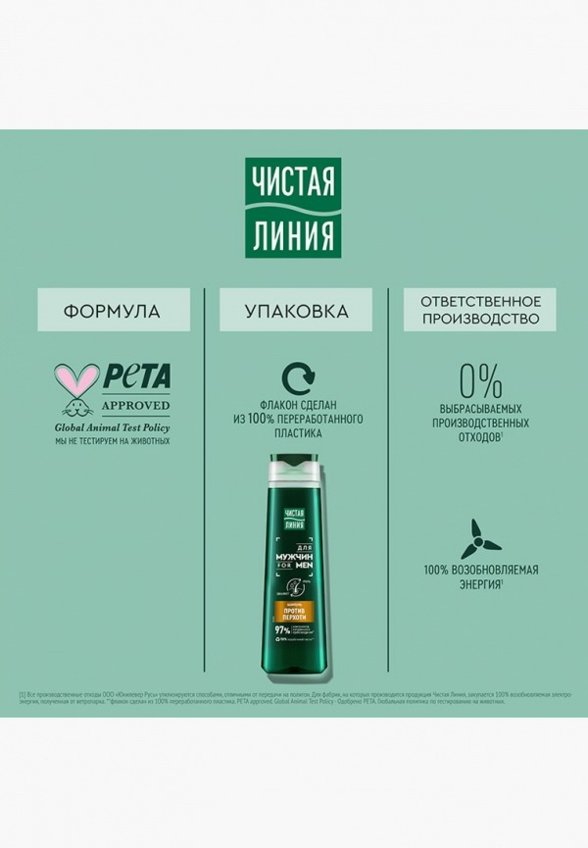 Шампунь Чистая Линия
