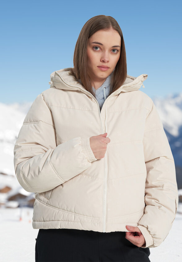 Пуховик женский Protest, Бежевый