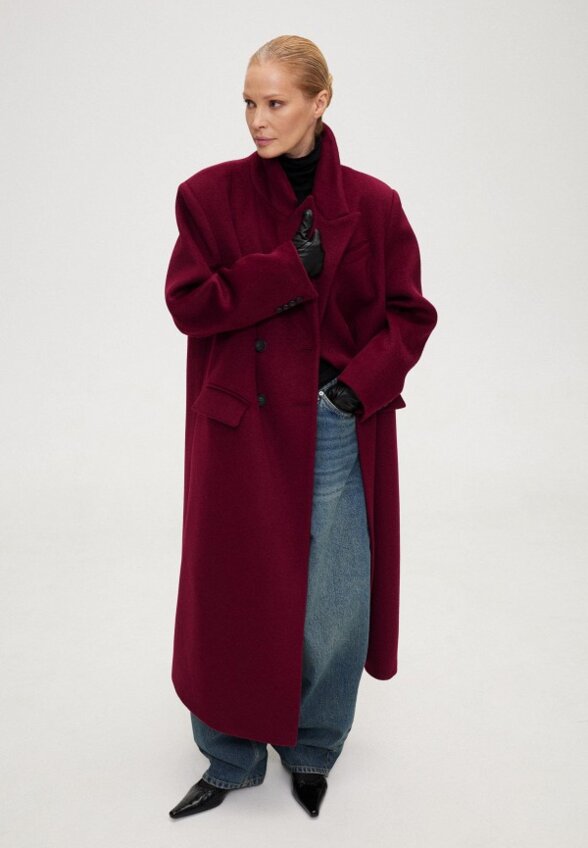 Пальто двубортное SashaOstrov