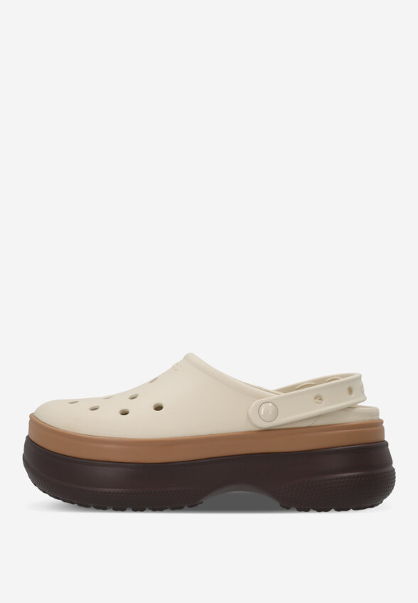 Сабо женские Crocs Classic Stacked, Бежевый