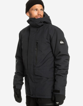 Куртка сноубордическая мужская Quiksilver Mission Solid, Черный женщинам