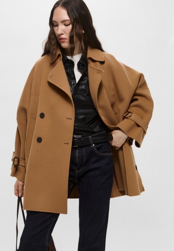 Пальто двубортное Weekend Max Mara