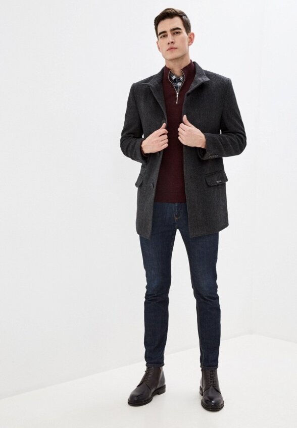 Пальто однобортное Bazioni