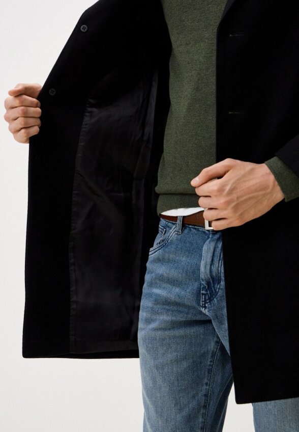 Пальто однобортное Mango Man