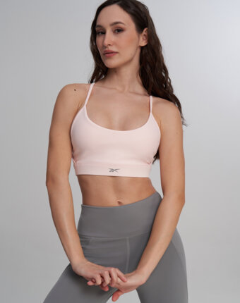 Топ бра спортивный Reebok Lux, Розовый женщинам