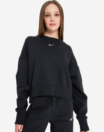 Свитшот женский оверсайз Nike, Черный женщинам